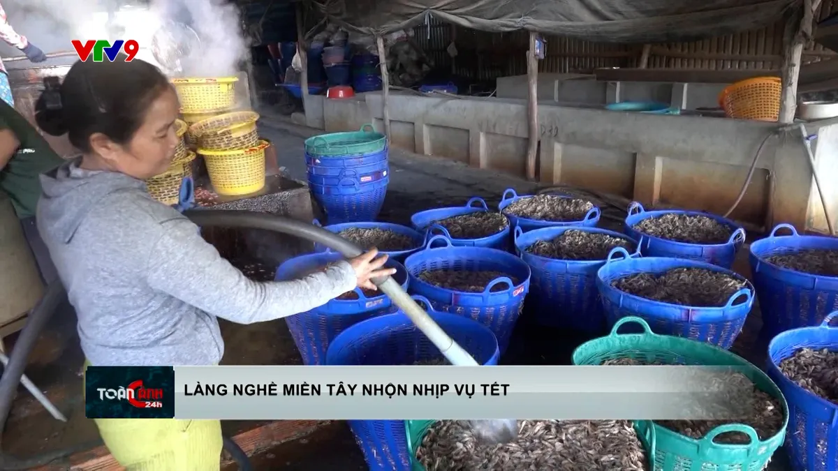 Làng nghề miền tây nhộn nhịp vụ Tết