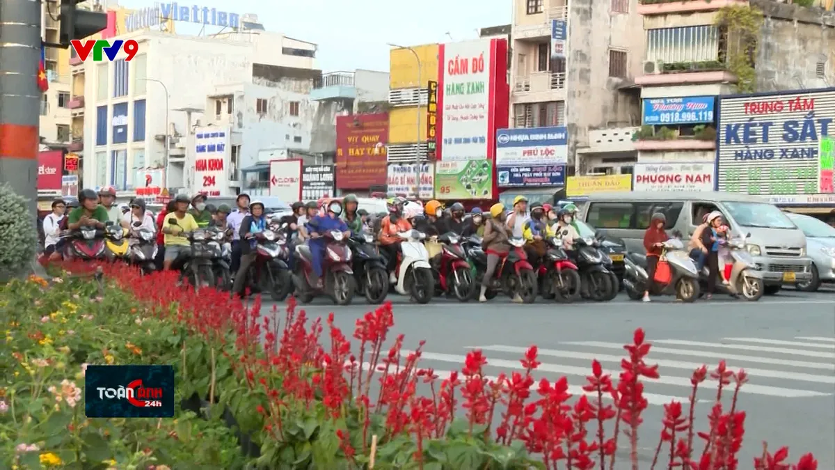 Trật tự tại các nút giao thông đông đúc