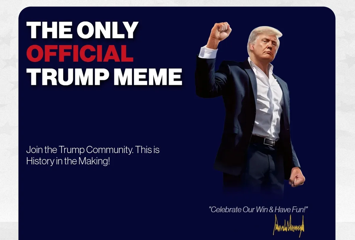 Meme coin mới của ông Trump đạt tỷ USD sau chưa đầy một ngày - Ảnh 1.