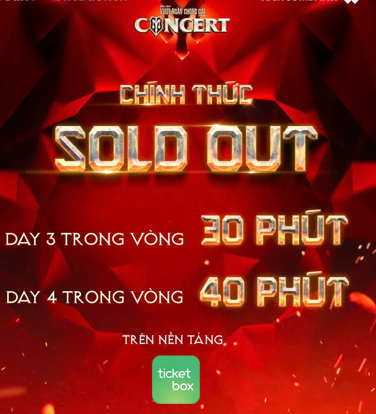 Đập tan hoài nghi, concert Anh trai vượt ngàn chông gai tiếp tục cháy vé với tốc độ chóng mặt - Ảnh 1.