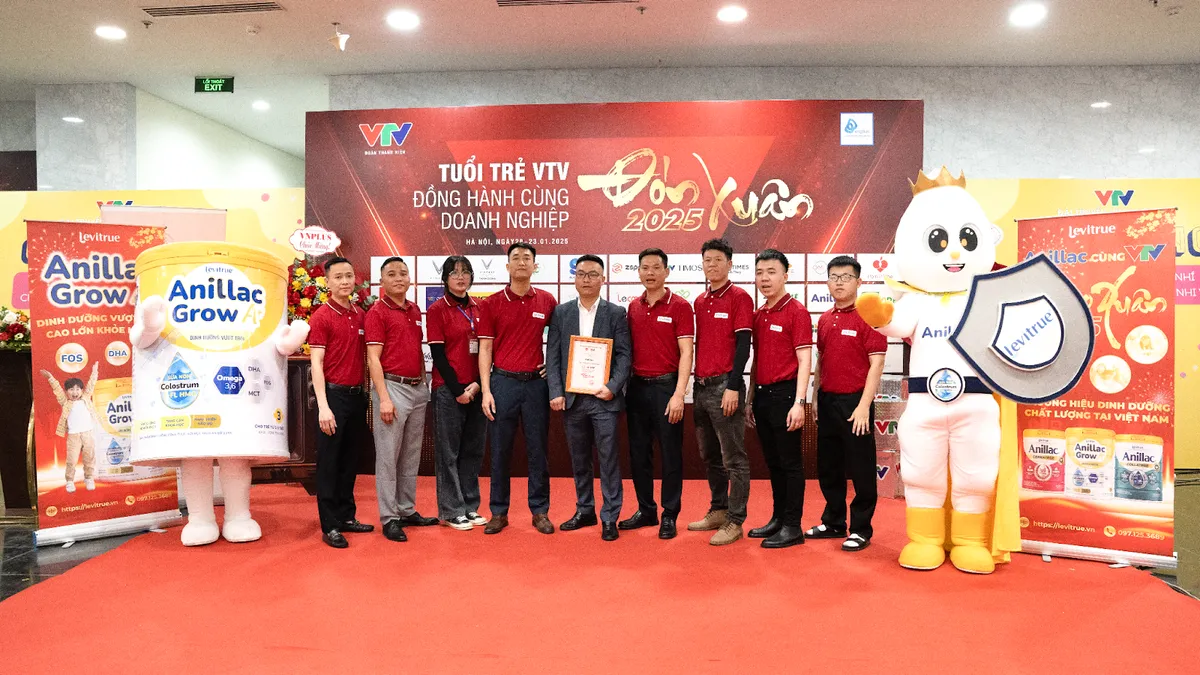  Anillac đồng hành cùng doanh nghiệp tại chương trình “Tuổi trẻ VTV đón xuân 2025”  - Ảnh 1.