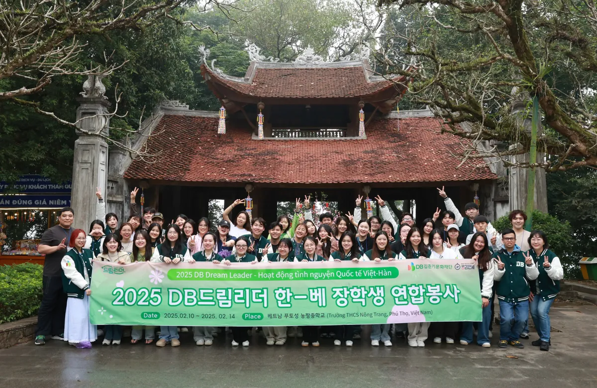 Hoạt động tình nguyện Quốc tế Việt – Hàn DB Dream Leader - Ảnh 4.