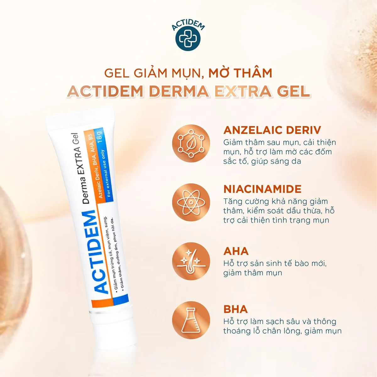 Sử dụng Actidem Derma Gel/Extra Gel đúng cách để đánh bay mụn nhanh chóng - Ảnh 3. Sử dụng Actidem Derma Gel/Extra Gel đúng cách để đánh bay mụn nhanh chóng - Ảnh 3.