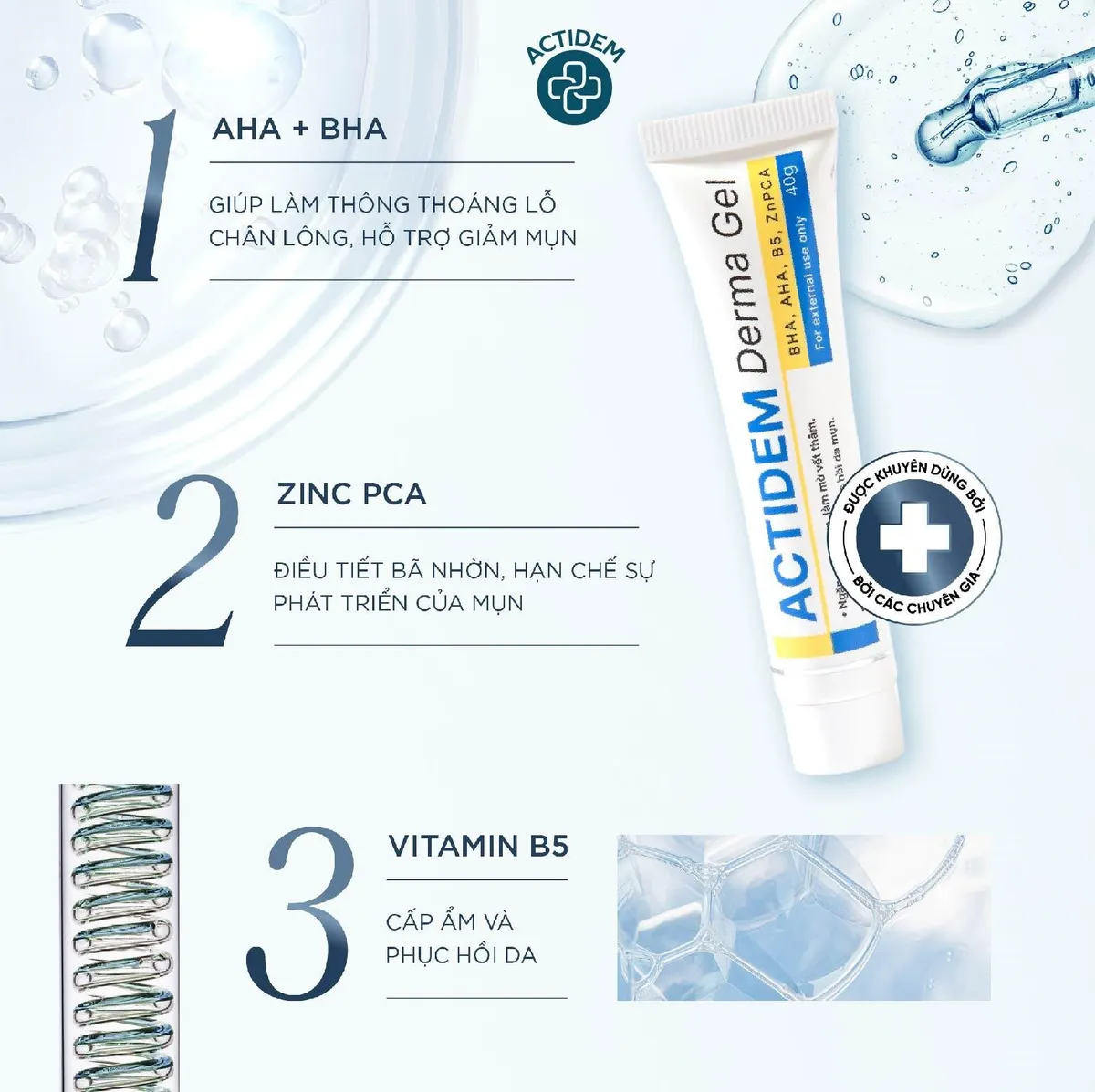 Sử dụng Actidem Derma Gel/Extra Gel đúng cách để đánh bay mụn nhanh chóng - Ảnh 2. Sử dụng Actidem Derma Gel/Extra Gel đúng cách để đánh bay mụn nhanh chóng - Ảnh 2.