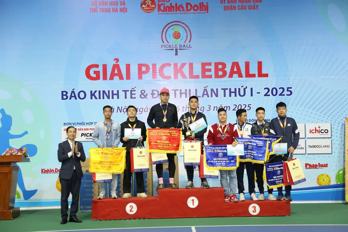 Bế mạc Giải pickleball Báo Kinh tế và Đô thị  - Ảnh 3.