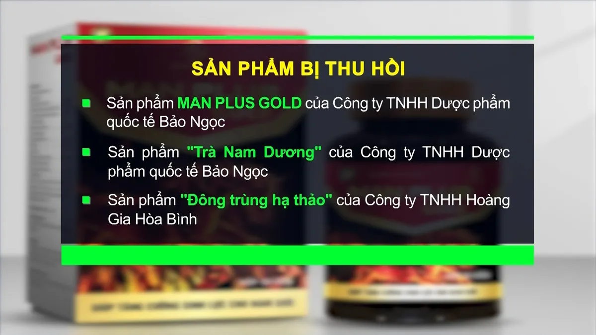 Alo Doctor (18/3/2025): Hàng loạt thực phẩm bảo vệ sức khỏe bị thu hồi