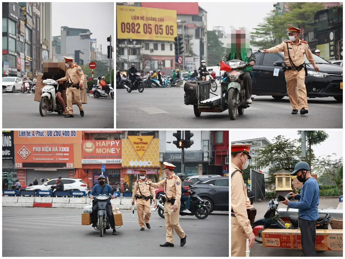 Hà Nội siết chặt xử lý xe ba bánh tự chế - Ảnh 1.