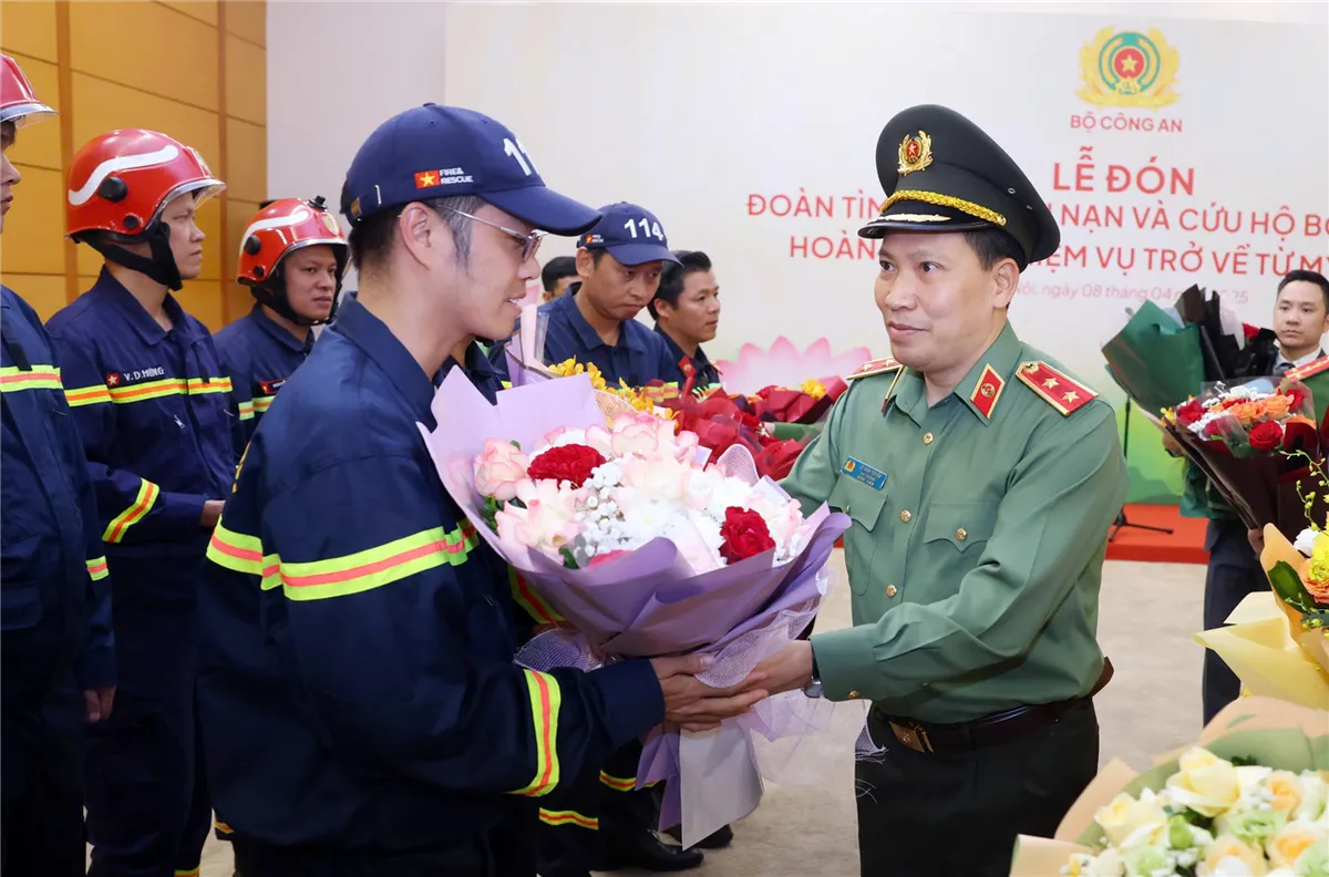 Đoàn công tác của Bộ Công an hoàn thành xuất sắc nhiệm vụ, trở về từ Myanmar  - Ảnh 3.