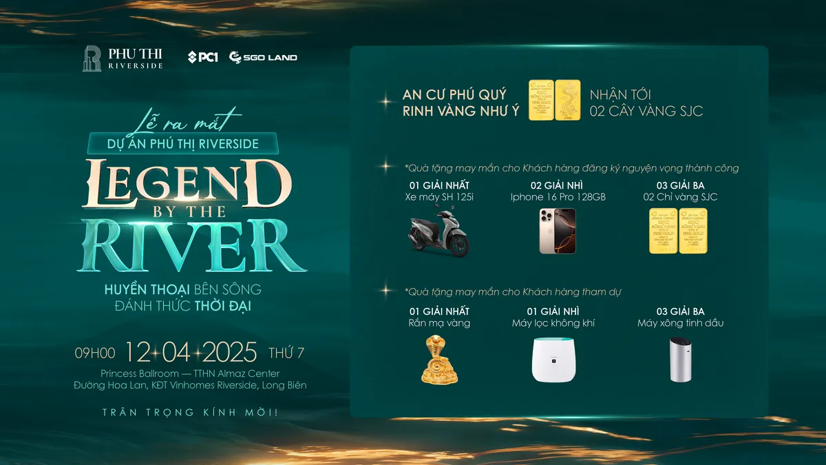 Bùng nổ ưu đãi và quà tặng vàng tại Lễ ra mắt dự án Phú Thị Riverside - Ảnh 3.