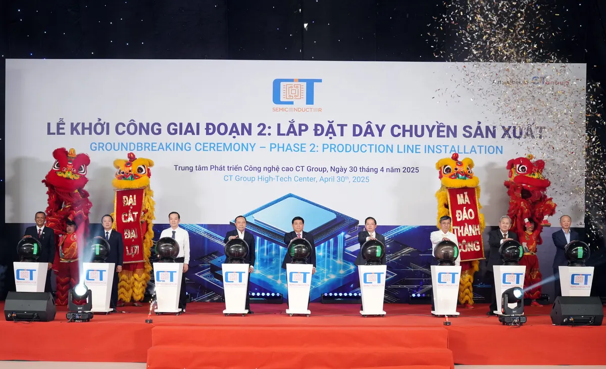 Khởi công nhà máy chip bán dẫn đầu tiên do người Việt Nam làm chủ công nghệ - Ảnh 1.