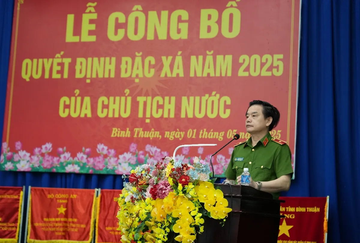 Bình Thuận: Đặc xá thể hiện truyền thống nhân đạo, chính sách khoan hồng  - Ảnh 3.