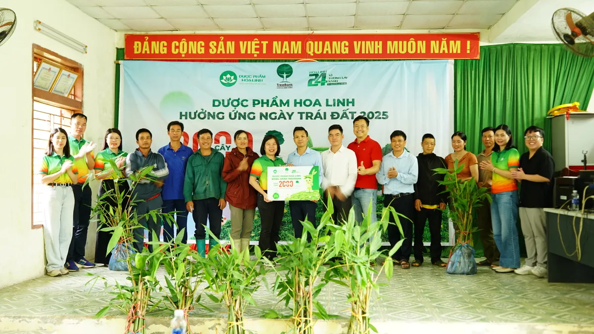 Dược phẩm Hoa Linh hành động vì môi trường, hướng tới mục tiêu phát triển bền vững - Ảnh 1.
