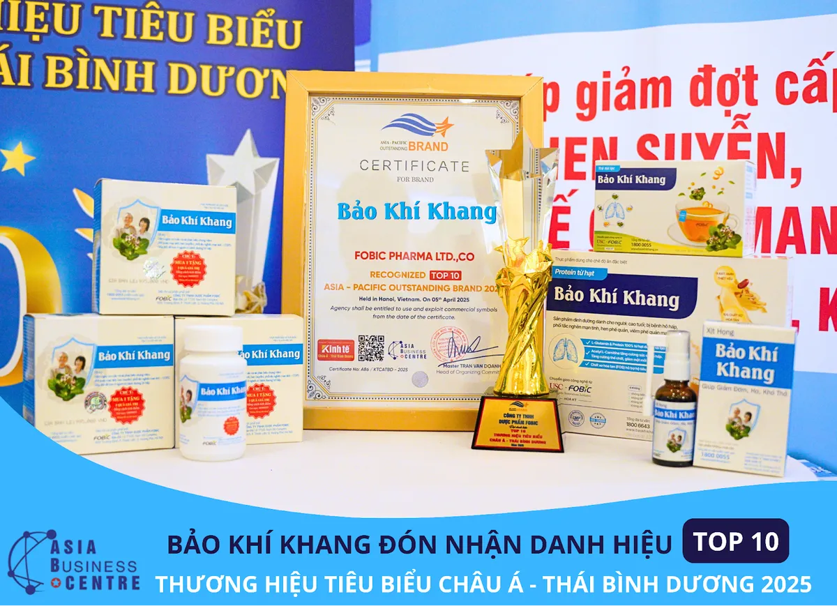 Bảo Khí Khang khẳng định chất lượng, vinh danh “Top 10 Thương hiệu tiêu biểu Châu Á - Thái Bình Dương 2025” - Ảnh 3.