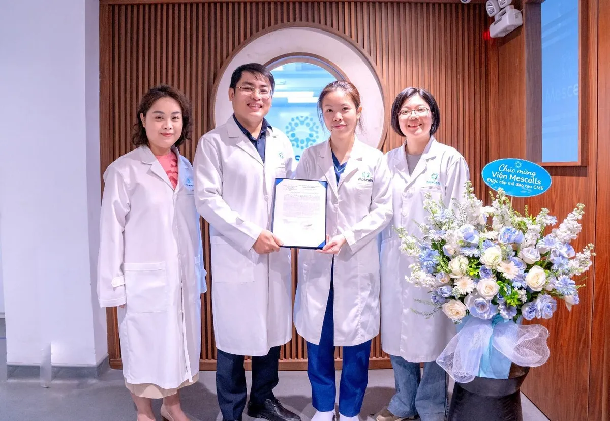 Mescells được Bộ Y tế cấp phép đào tạo liên tục về công nghệ tế bào gốc, thúc đẩy chất lượng nhân lực y tế Việt Nam - Ảnh 3.