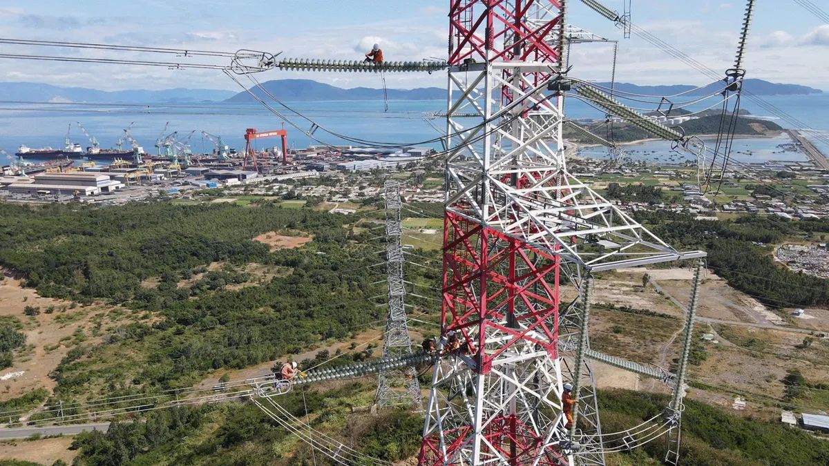 Đảm bảo truyền tải điện mùa khô 2025 cho các tỉnh miền Trung - Tây Nguyên - Ảnh 2.