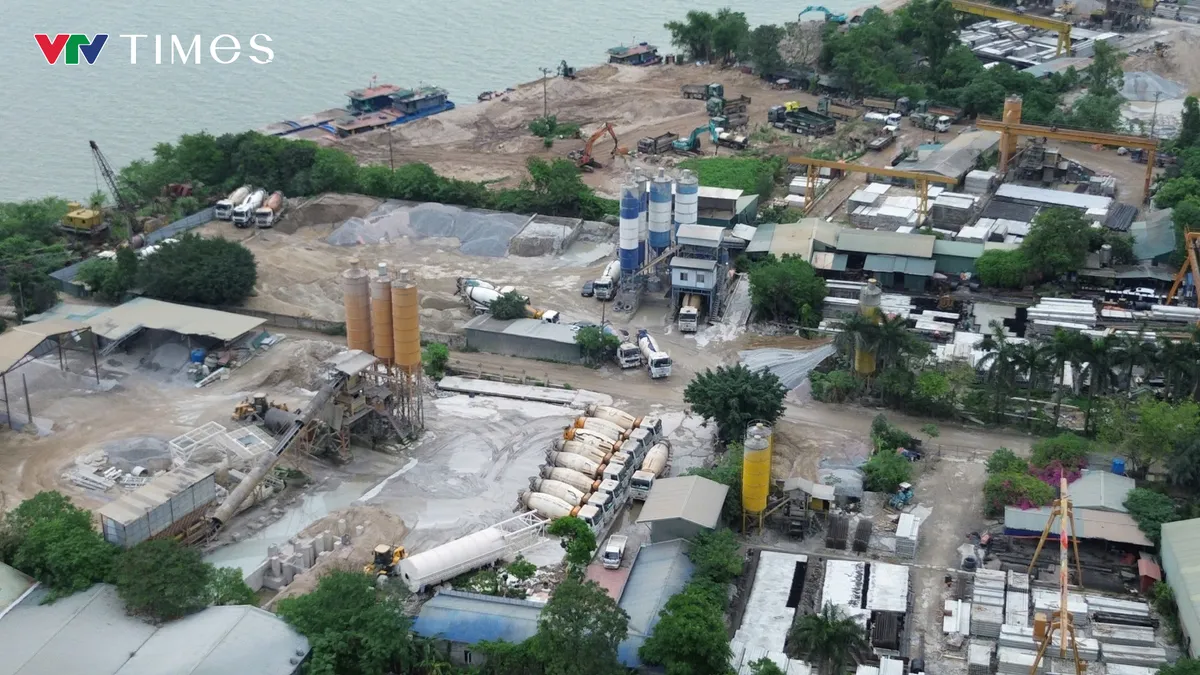 Nhiều trạm trộn bê tông hết phép, gây ô nhiễm môi trường tại phường Liên Mạc (Bắc Từ Liêm) - Ảnh 2.