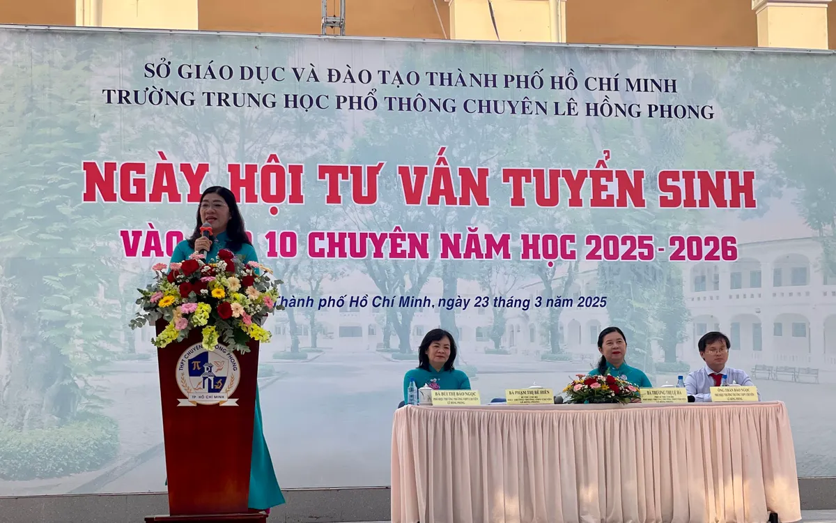 Sở Giáo dục và Đào tạo TP Hồ Chí Minh nói gì khi lần đầu tiên cả 3 trường chuyên tuyển sinh lớp 10 trên toàn quốc - Ảnh 2.
