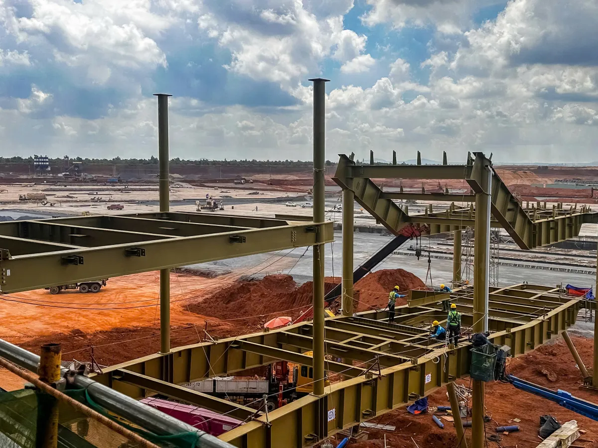 Sân bay Long Thành tăng tốc: Thi công ống lồng đầu tiên - Ảnh 1.