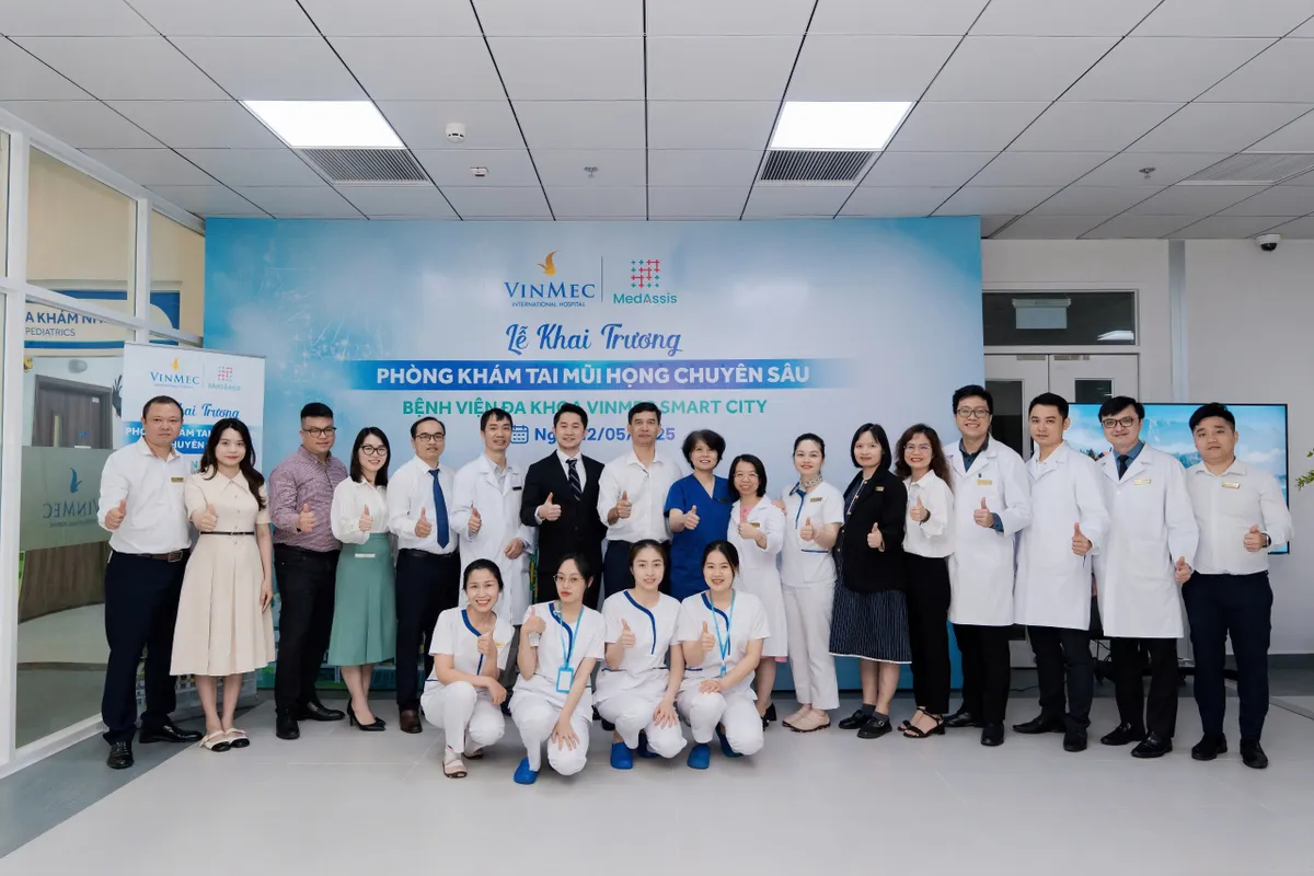 Medassis và Vinmec Smartcity ký kết hợp tác phòng khám Tai Mũi Họng chuyên sâu - Ảnh 1.