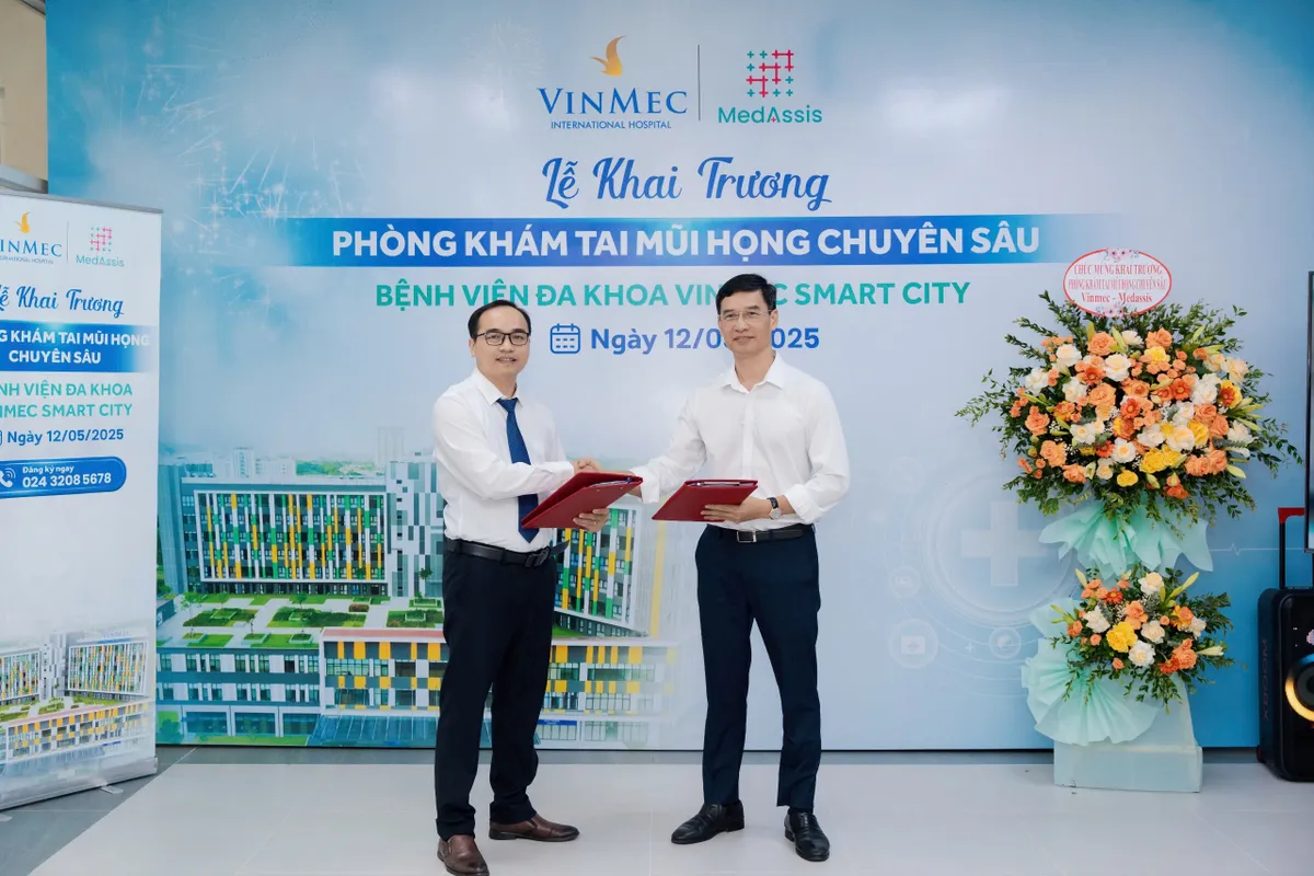 Medassis và Vinmec Smartcity ký kết hợp tác phòng khám Tai Mũi Họng chuyên sâu - Ảnh 4.