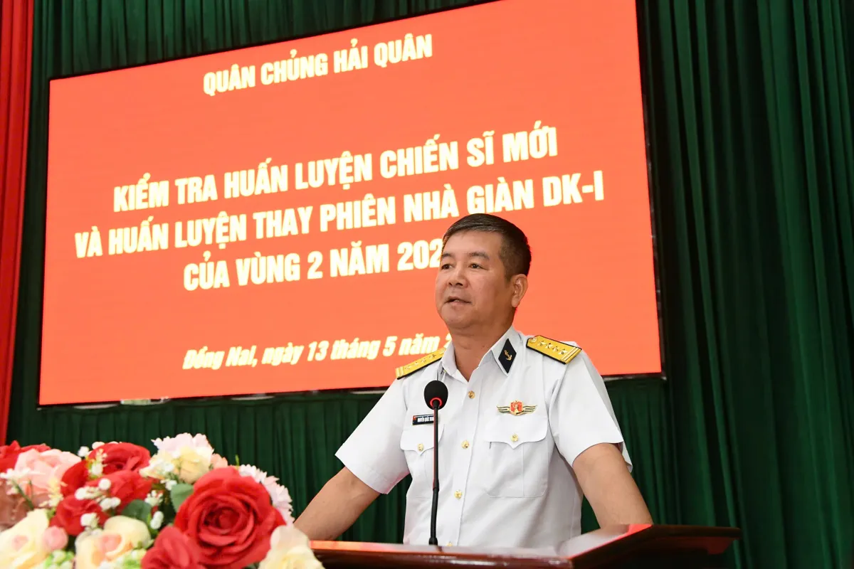 Vùng 2 Hải quân: Đảm bảo tốt cho công tác huấn luyện chiến sĩ mới - Ảnh 1.