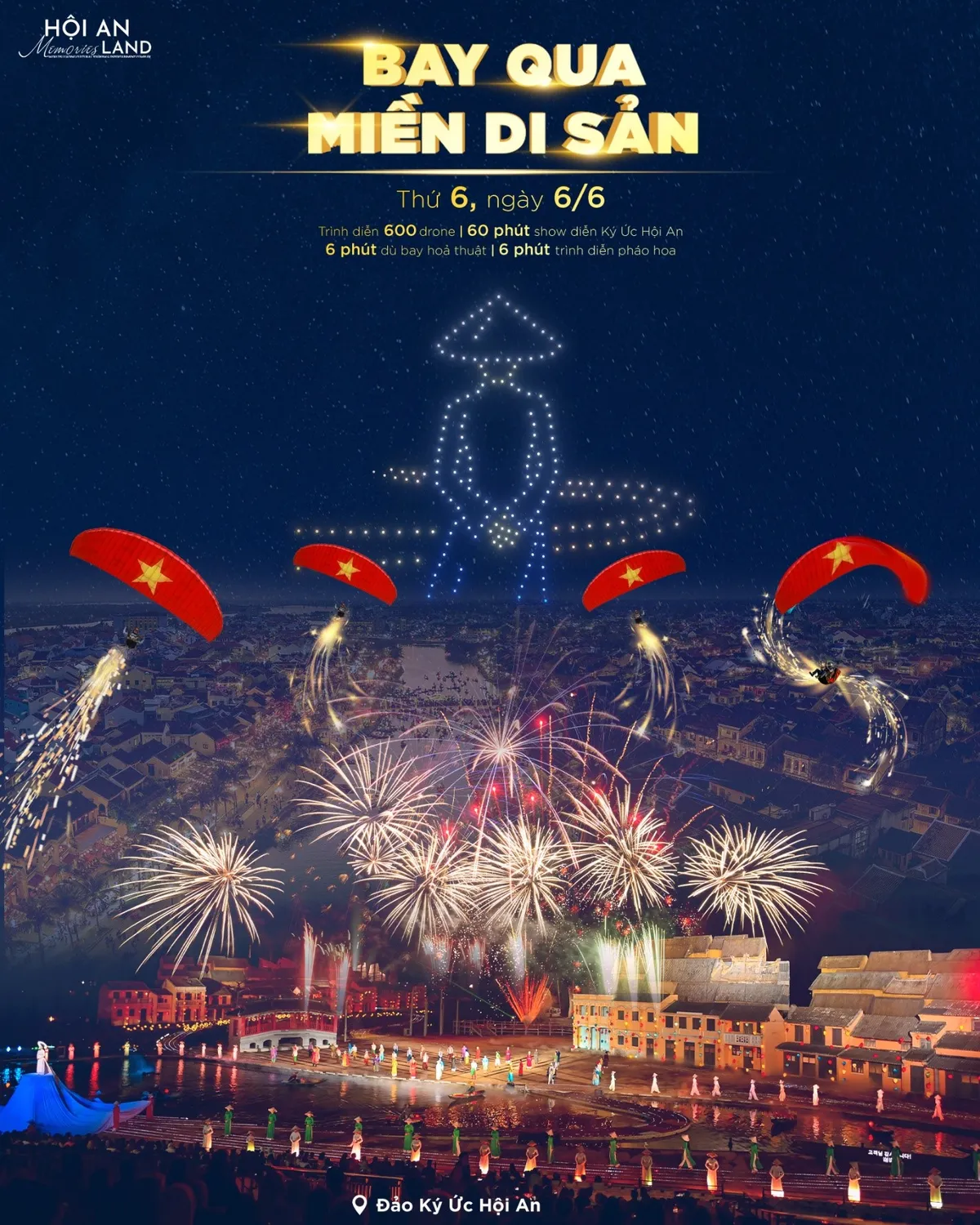 Con số 6 mở bừng cánh cửa mùa hè: Ký Ức Hội An đón hè hoành tráng - Ảnh 1.