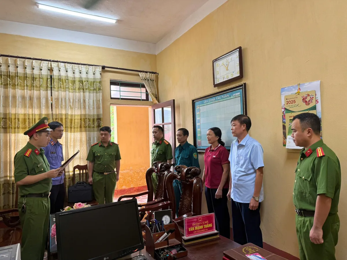 Bắt khẩn cấp Chủ tịch UBND xã Thạch Khoán (Phú Thọ) - Ảnh 1.