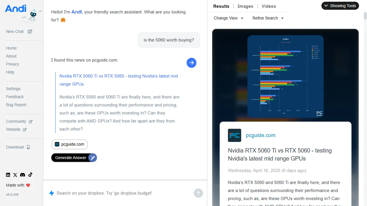 Mệt mỏi vì Google trước như truyền thống? Các công cụ tìm kiếm AI dưới đây sẽ giúp bạn bắt kịp tương lai - Ảnh 1.