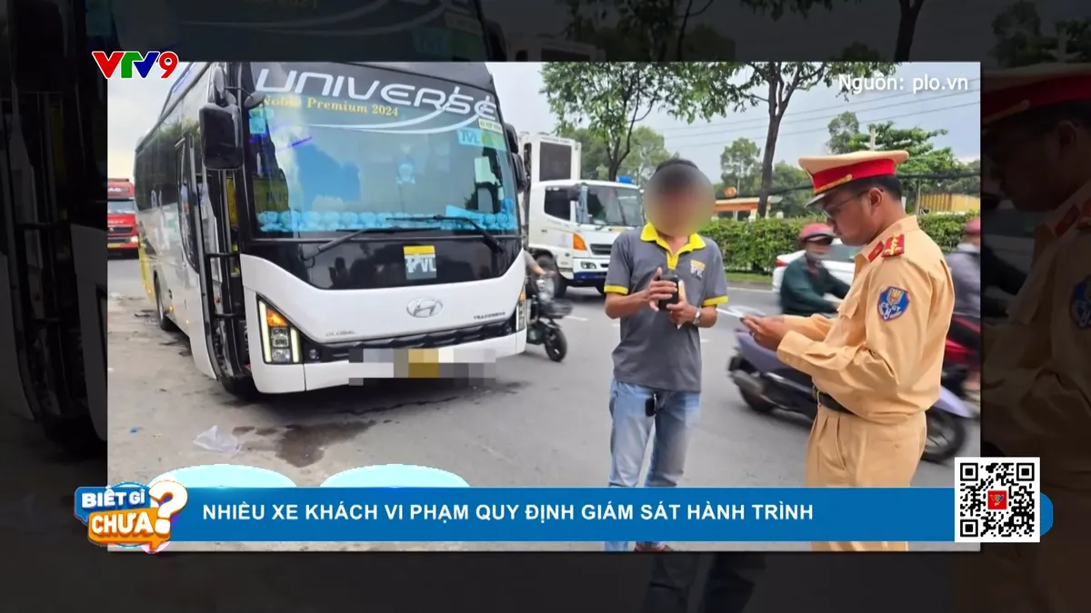 TP. Hồ Chí Minh: Xử lý nhiều xe khách vi phạm quy định về giám sát hành trình TP. Hồ Chí Minh: Xử lý nhiều xe khách vi phạm quy định về giám sát hành trình