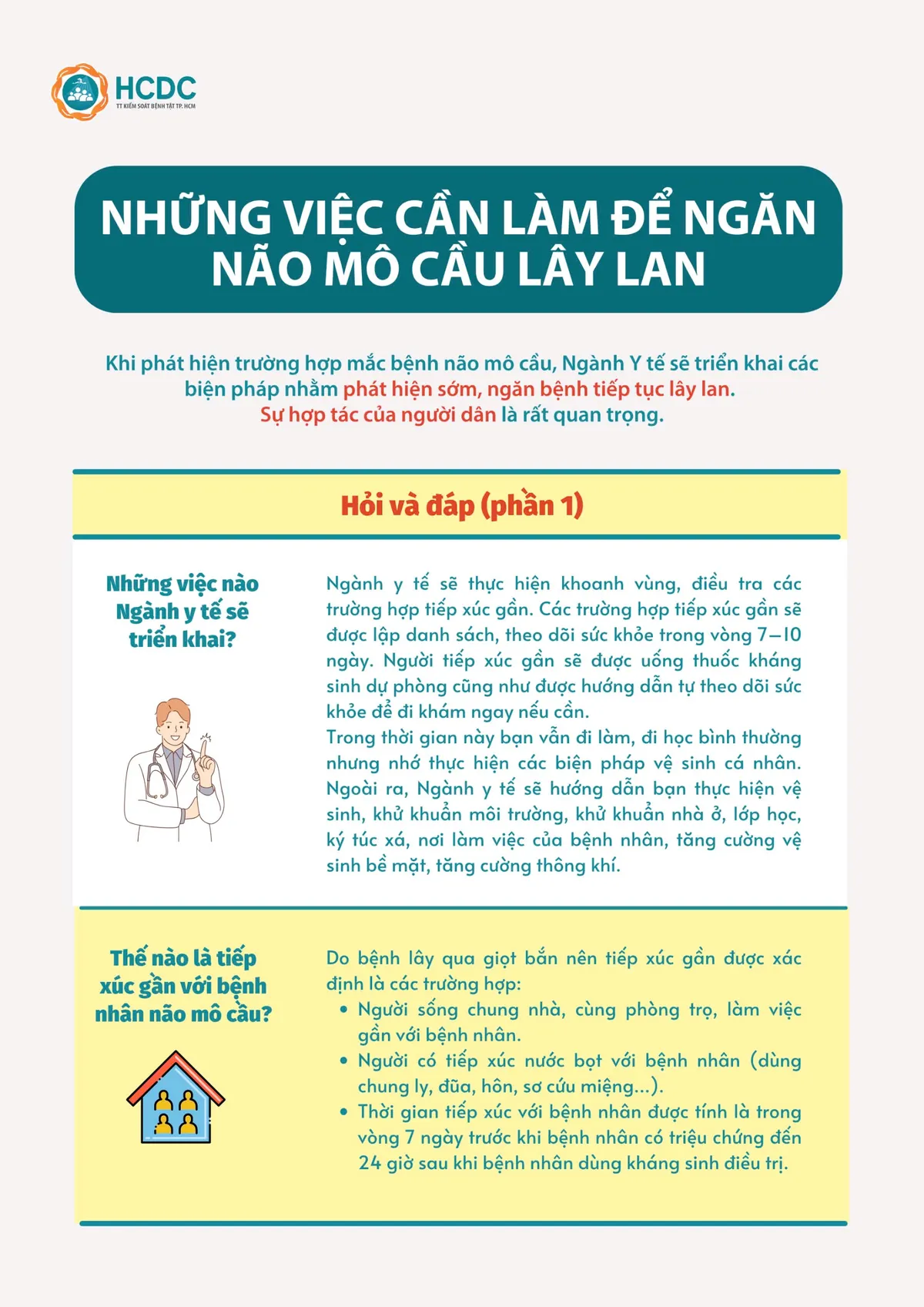 Những việc cần làm để ngăn não mô cầu lây lan - Ảnh 1.