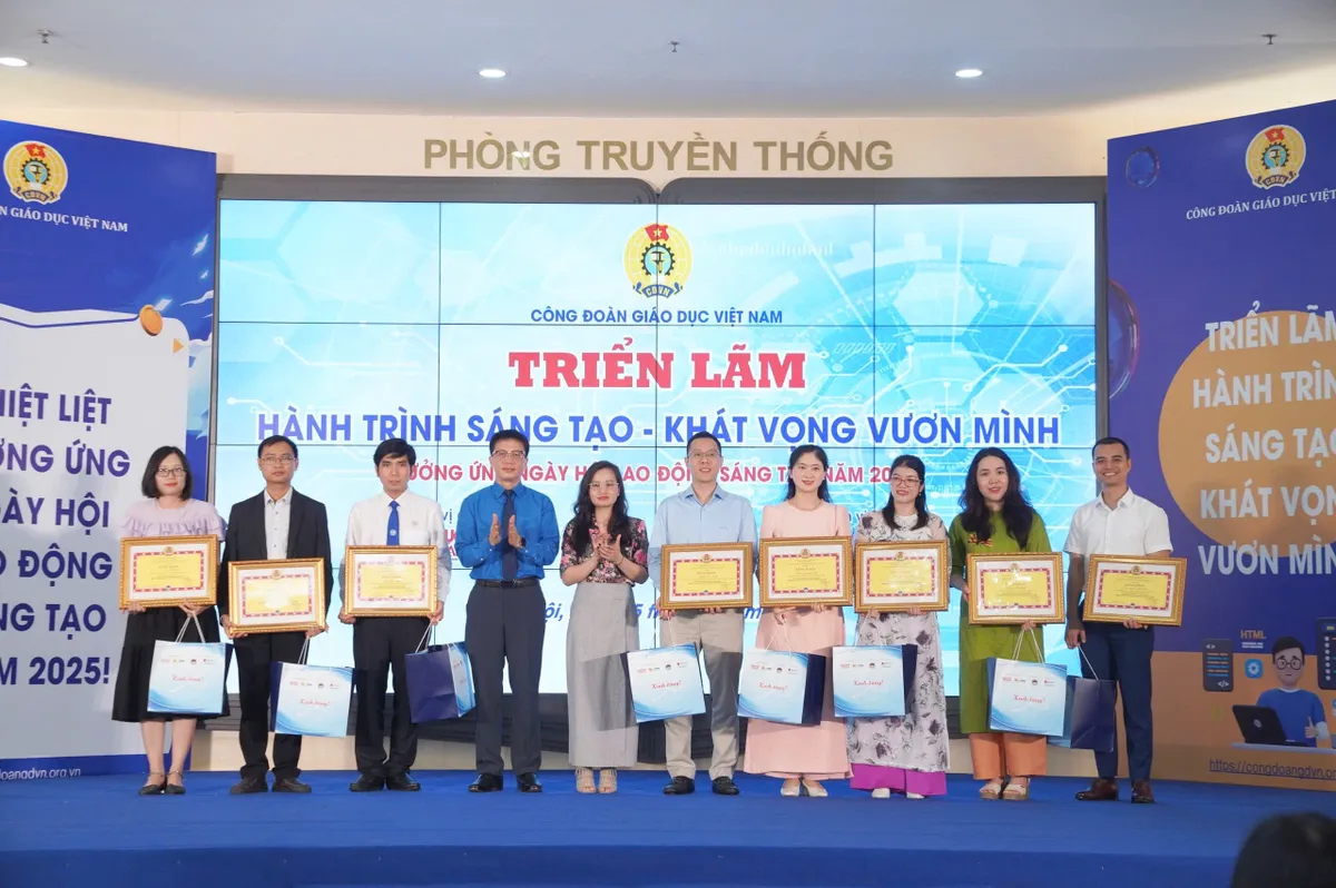 Elmich Việt Nam đồng h&agrave;nh c&ugrave;ng C&ocirc;ng đo&agrave;n Gi&aacute;o dục t&ocirc;n vinh người lao động, nh&agrave; khoa học trẻ  - Ảnh 3.