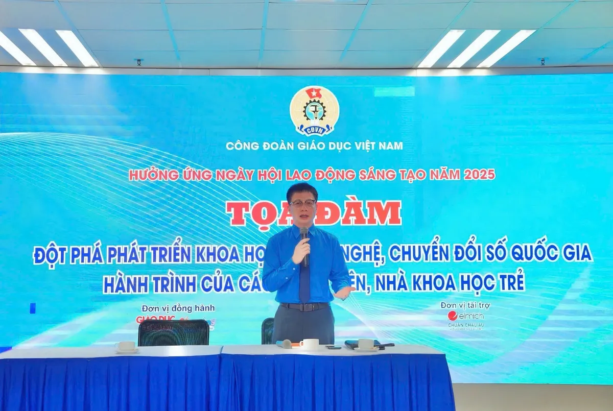 Elmich Việt Nam đồng h&agrave;nh c&ugrave;ng C&ocirc;ng đo&agrave;n Gi&aacute;o dục t&ocirc;n vinh người lao động, nh&agrave; khoa học trẻ  - Ảnh 4.