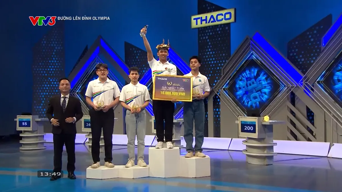 Nam sinh đến từ Bình Dương xuất sắc giành vòng nguyệt quế Đường lên đỉnh Olympia - Ảnh 9.