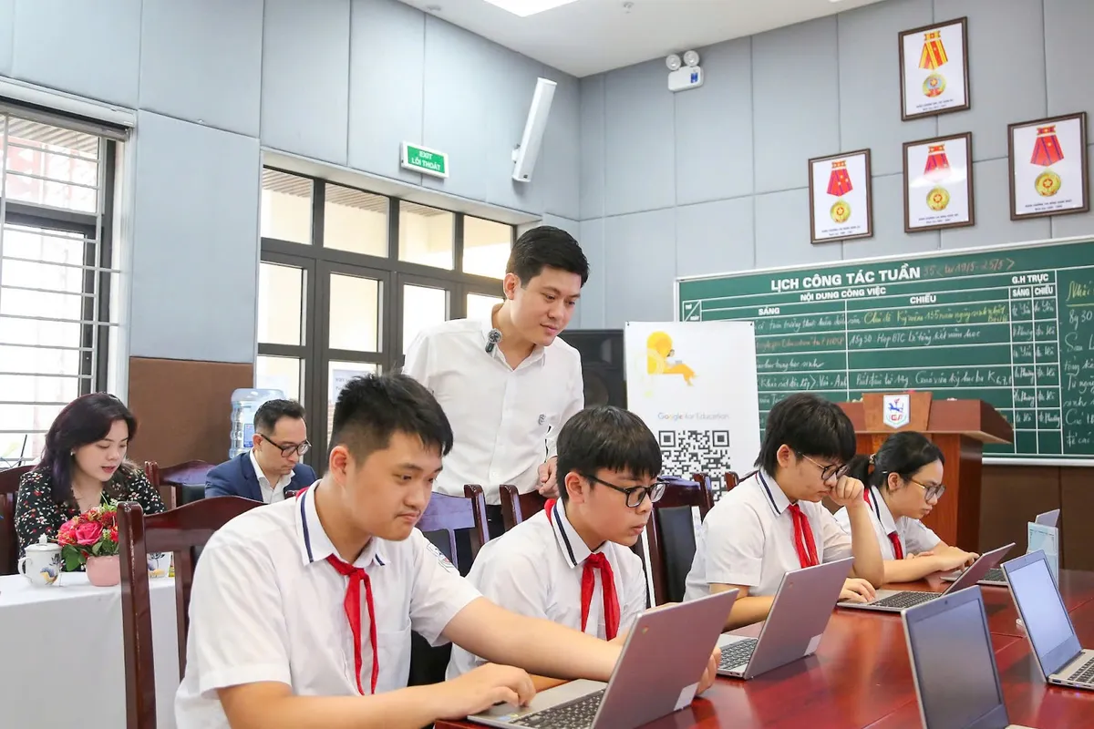 Tiên phong mô hình Trường học số cho học sinh - Ảnh 2.