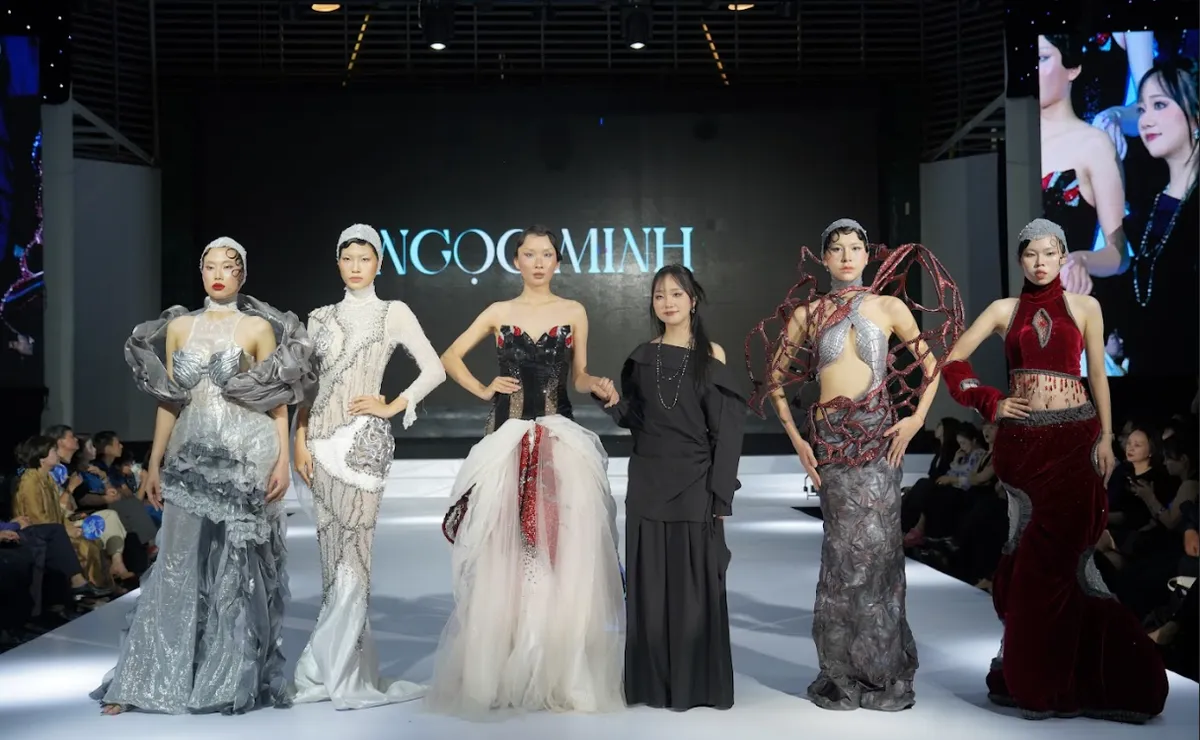 Bản hòa tấu kiến trúc sáng tạo trên sàn catwalk New Gene 2025 - Ảnh 3.