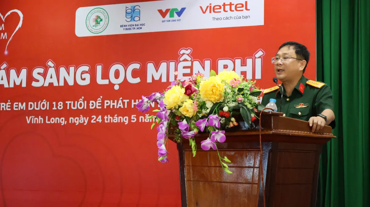 Chương trình “Trái tim cho em” tổ chức khám sàng lọc bệnh tim bẩm sinh tại tỉnh Vĩnh Long - Ảnh 3.