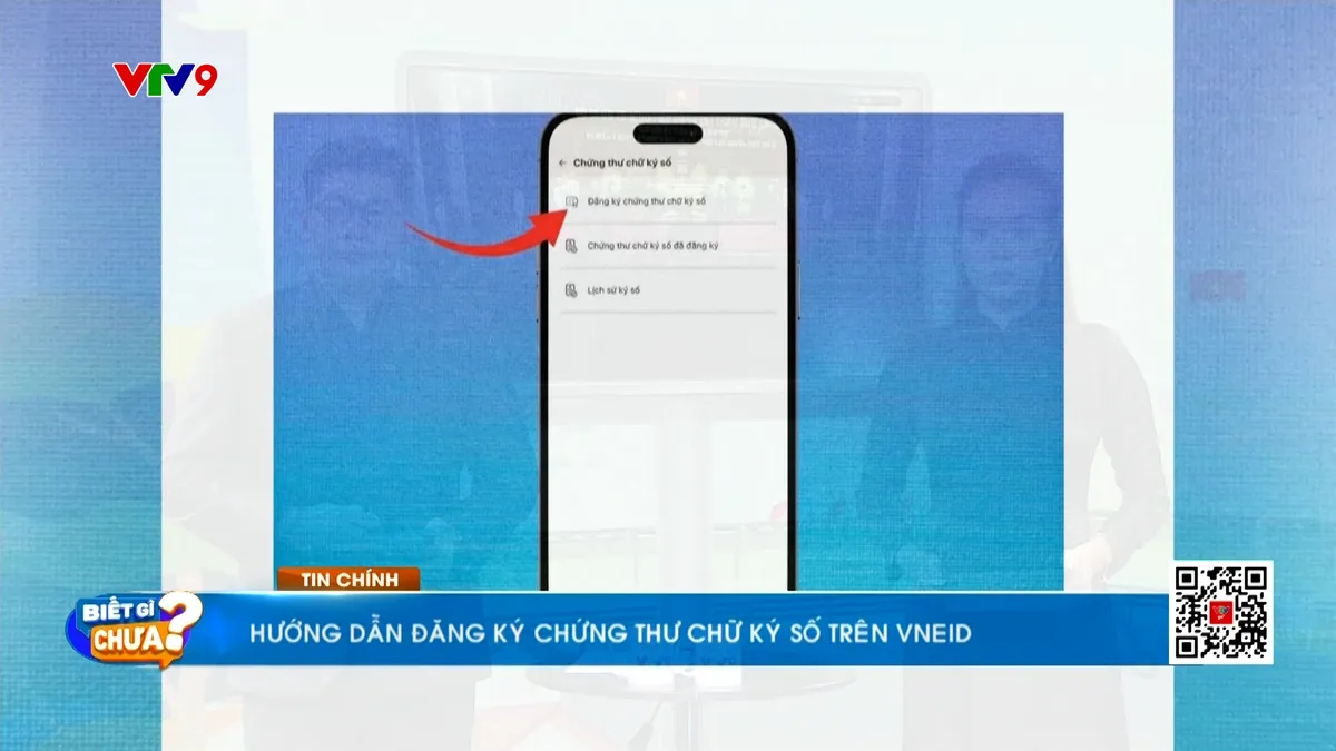 Hướng dẫn đăng ký chứng thư chữ ký số trên VNeID Hướng dẫn đăng ký chứng thư chữ ký số trên VNeID