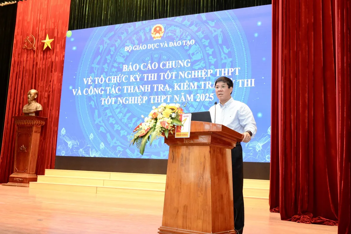 Đề thi THPT 2025 in trên khổ A3, mã đề thi đúng theo số lượng thí sinh từng phòng - Ảnh 1.
