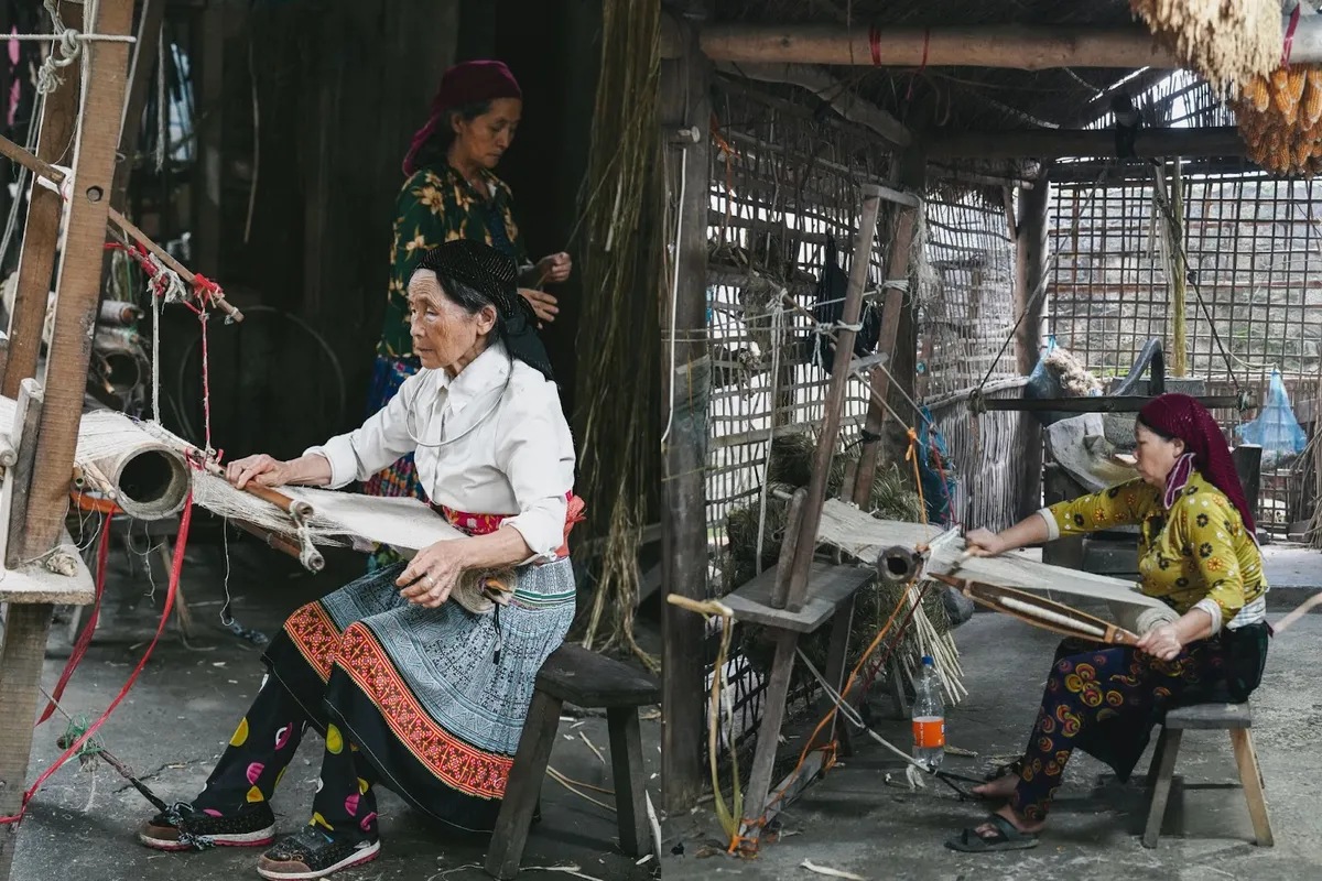 Những đôi tay kể chuyện bằng sợi lanh Lùng Tám  - Ảnh 2.