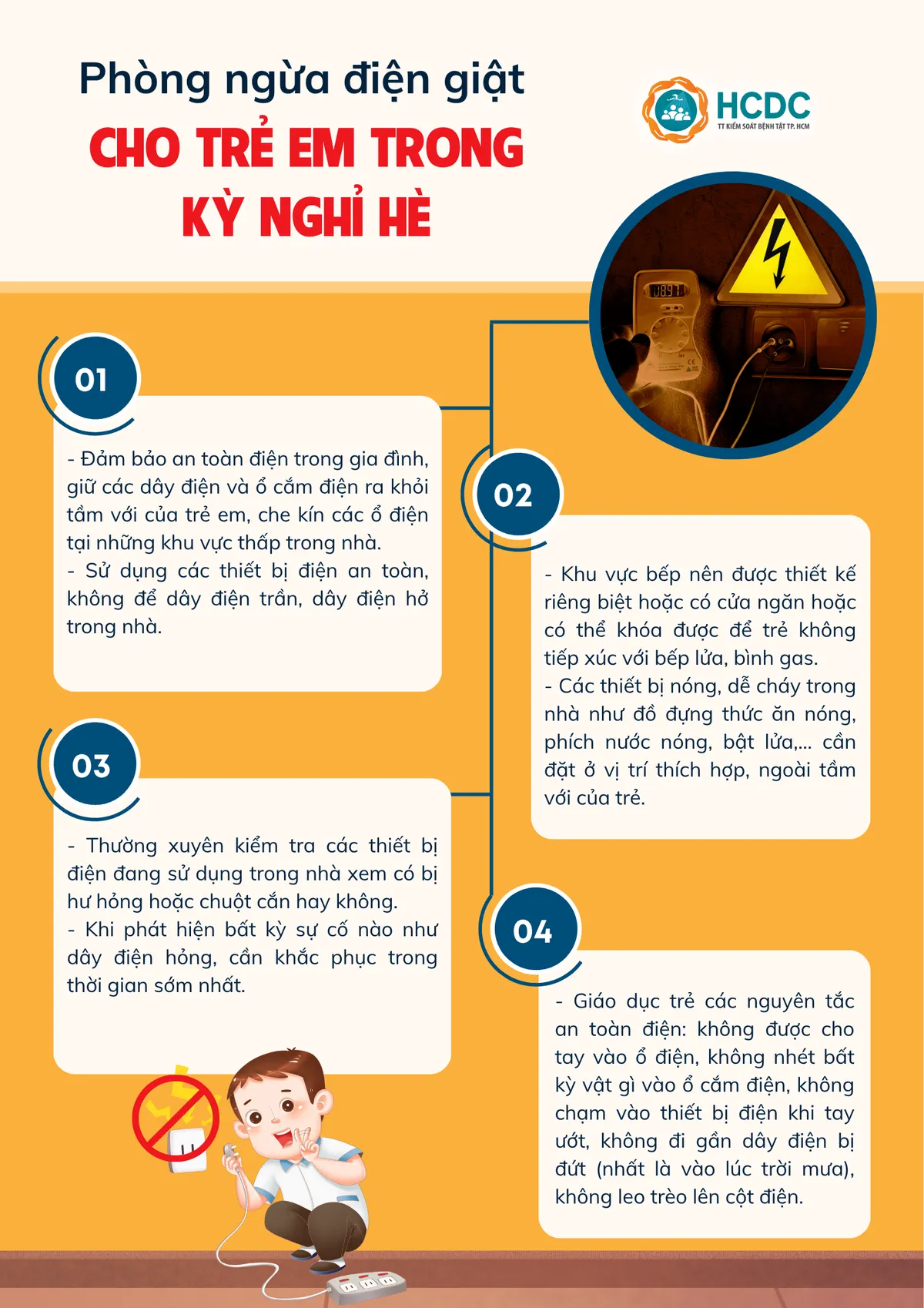 Phòng ngừa tai nạn điện giật ở trẻ trong mùa hè - Ảnh 1.