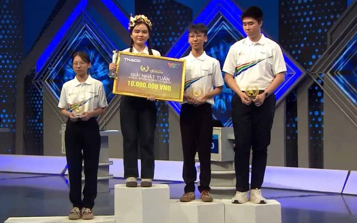 Đường lên đỉnh Olympia: Nữ sinh Hà Nam lội dòng ngoạn mục, giành vòng nguyệt quế đầy thuyết phục - Ảnh 8.