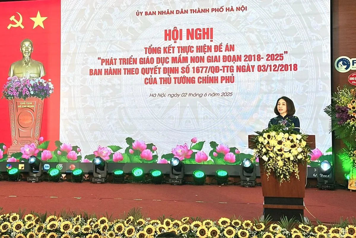 Hà Nội phát triển giáo dục mầm non theo hướng hiện đại, nhân văn, toàn diện  - Ảnh 3.