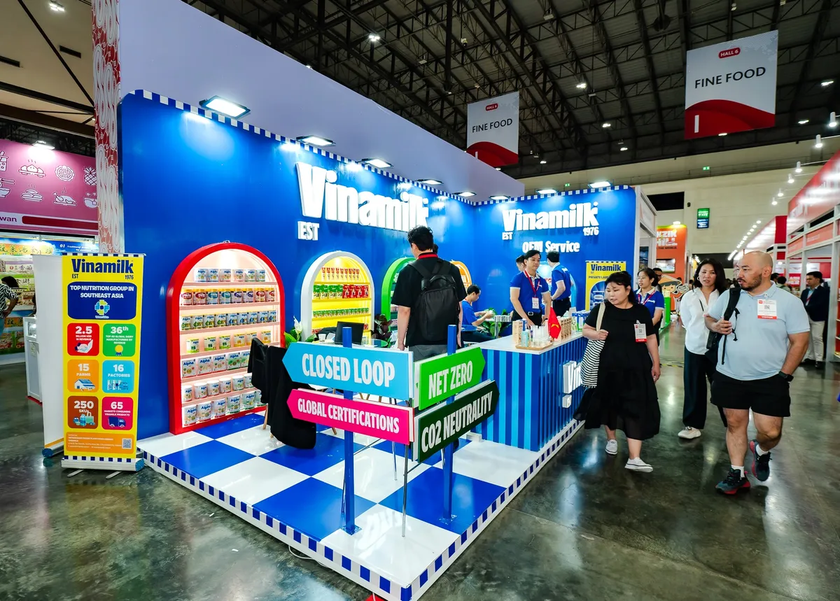 Vinamilk xuất hiện ấn tượng tại Thaifex - hội chợ quốc tế ngành F&B hàng đầu Châu Á - Ảnh 1.