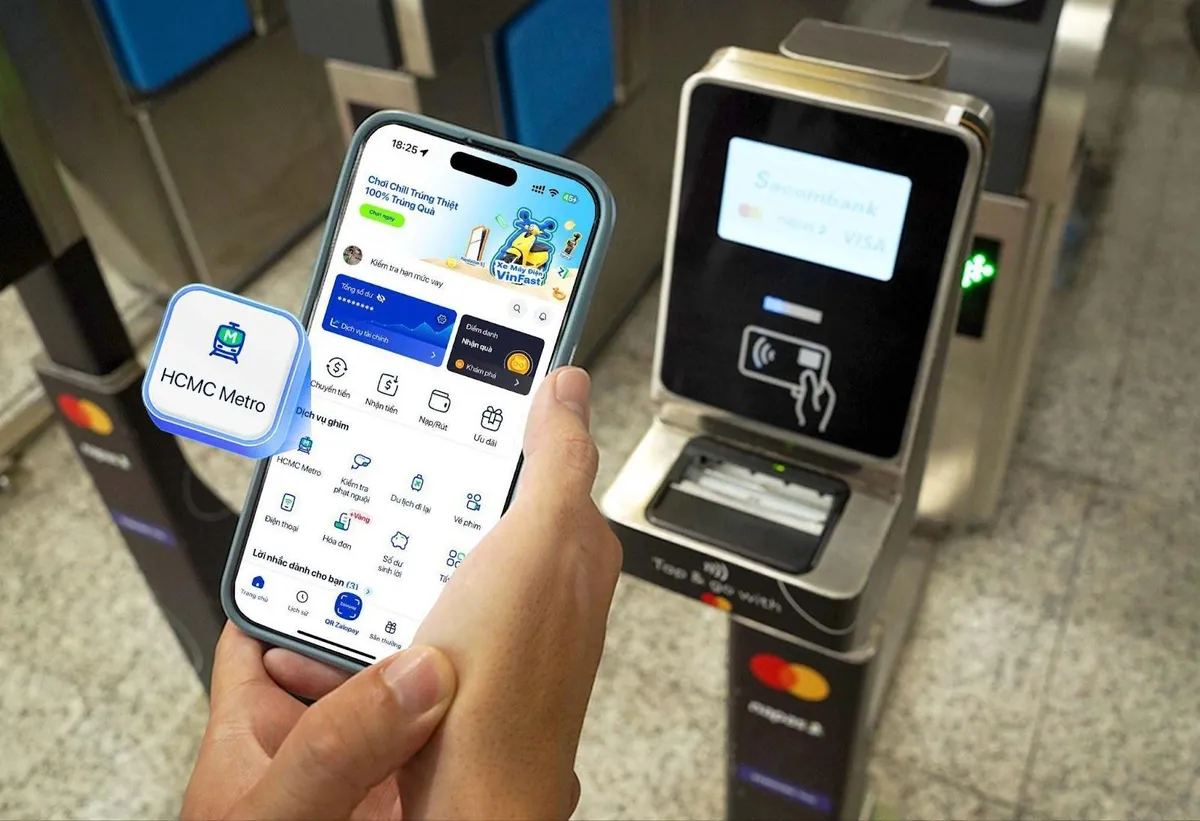 Người dân TP Hồ Chí Minh có thể thanh toán vé Metro bằng Zalopay, nhận ưu đãi đến 50% - Ảnh 1.