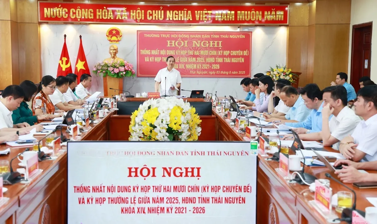 HĐND Thái Nguyên gấp rút chuẩn bị Kỳ họp và Đề án sáp nhập Bắc Kạn - Ảnh 1. HĐND Thái Nguyên gấp rút chuẩn bị Kỳ họp và Đề án sáp nhập Bắc Kạn - Ảnh 1.