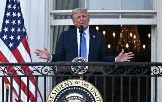 Tổng thống Trump phát biểu tại Nhà Trắng (Ảnh AFP).jpg