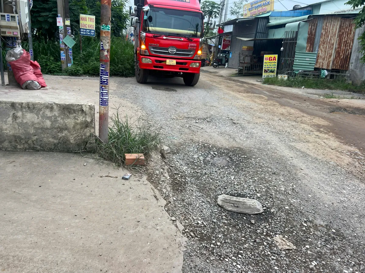 Đồng Nai: Ổ voi, ổ gà rình rập người đi đường - Ảnh 10.