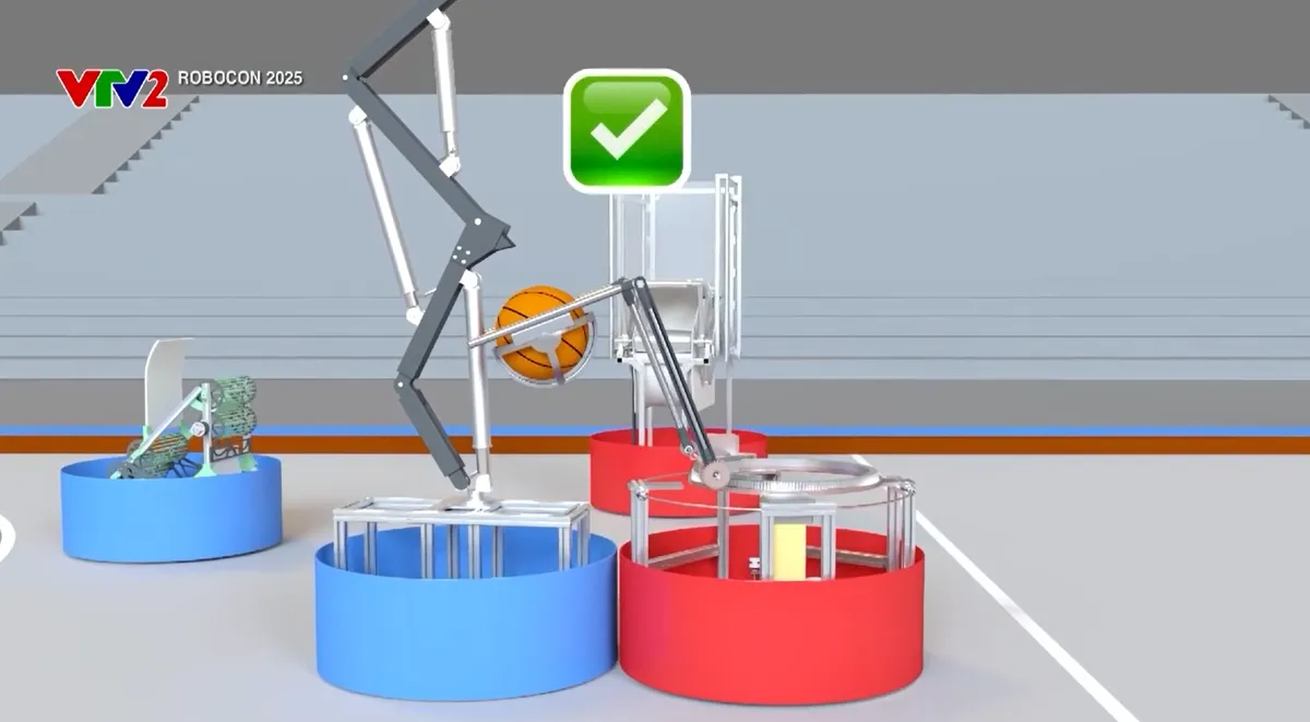 Giải đáp thắc mắc về ném bóng và ghi điểm tại Robocon 2025 - Ảnh 5.