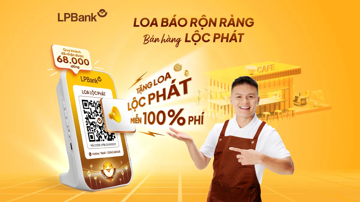 LPBank ra mắt Loa Lộc Phát với tính năng thông báo biến động số dư bằng giọng nói - Ảnh 1.