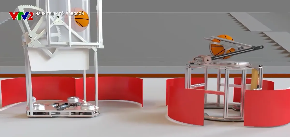 Giải đáp thắc mắc về thiết kế và cấu tạo robot tại Robocon 2025 - Ảnh 2. Giải đáp thắc mắc về thiết kế và cấu tạo robot tại Robocon 2025 - Ảnh 2.